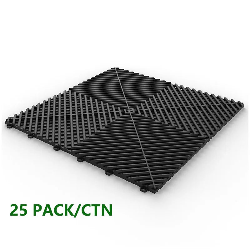 25PCS 1.8cm Thickness Garage Floor Mats