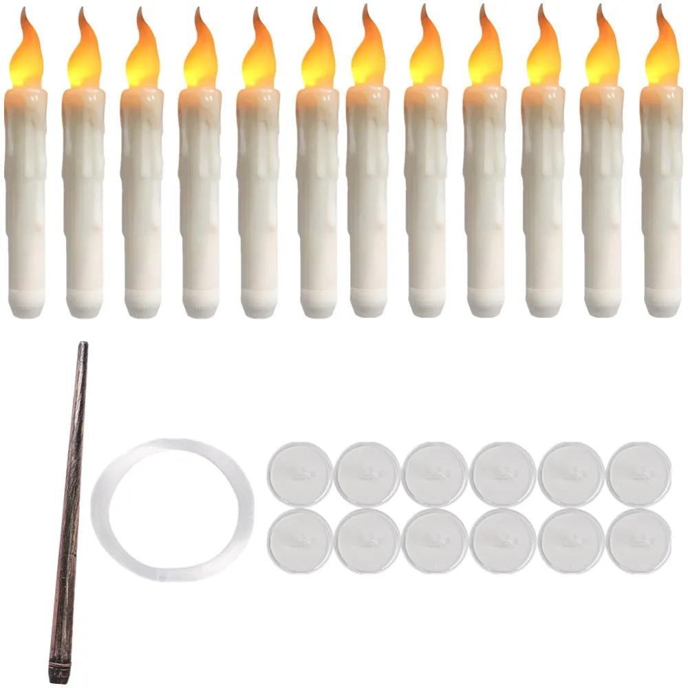 LED Flameless Taper Candles 6.5/11" Battery Operated