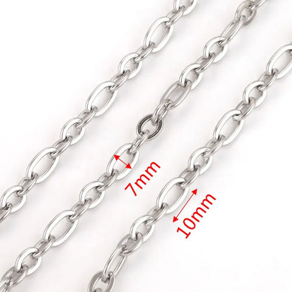 1 meter Stainless Steel Big Chains Handmade Thick Big Chain