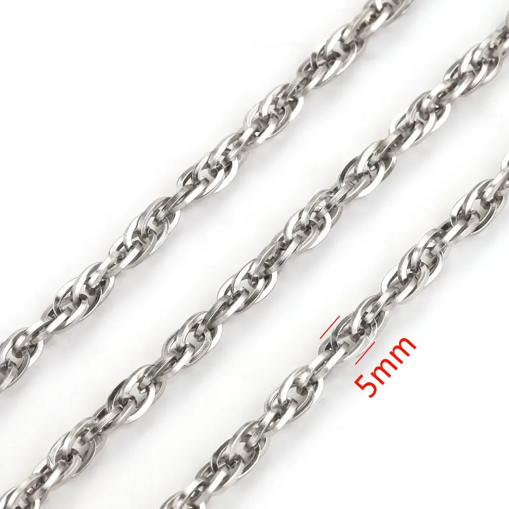 1 meter Stainless Steel Big Chains Handmade Thick Big Chain