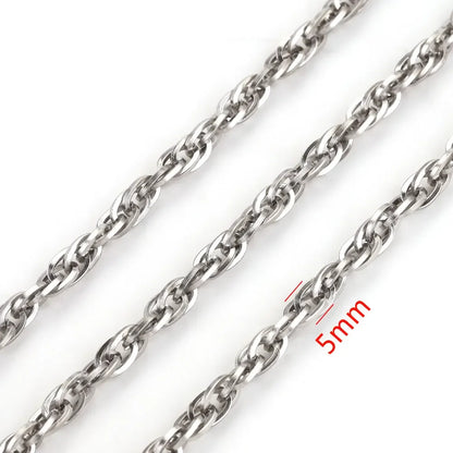 1 meter Stainless Steel Big Chains Handmade Thick Big Chain