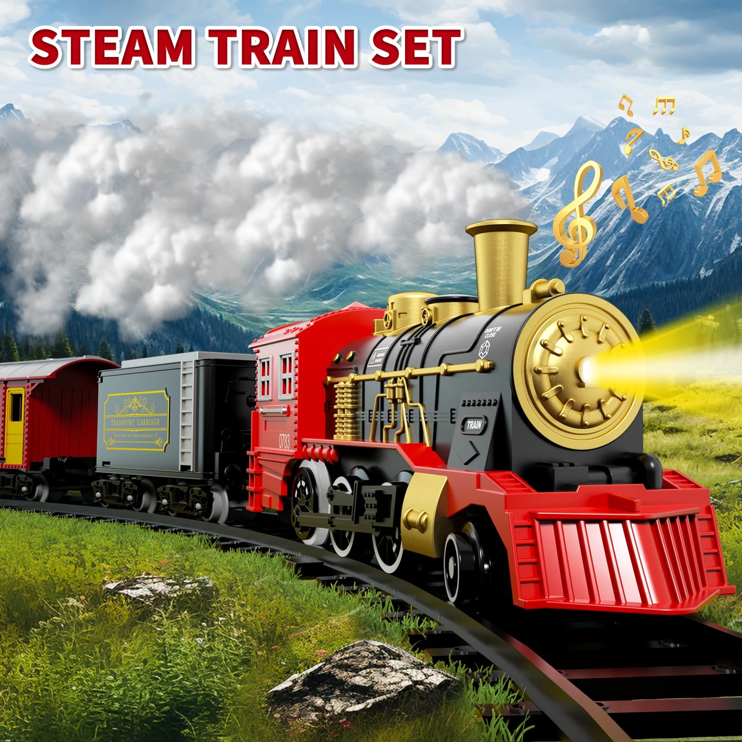 Electric Train Set for Kids