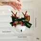 Christmas Bell Antlers Bow Pinecone Bell
