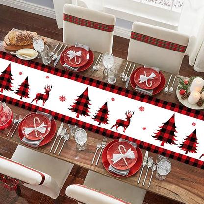 Christmas Table Runner Merry Christmas Decoration