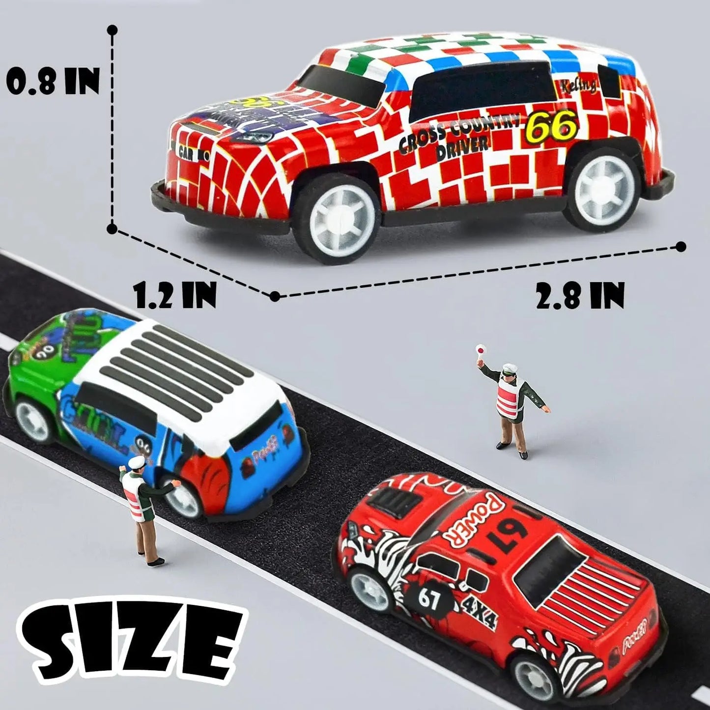 30 Mini Toys Car for Kids, Pull Back Cars