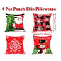 4pcs Merry Christmas Cushion Cover