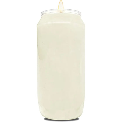 7-Day White Prayer Candles, 20-Pack - 6-Inch Tall Pillars