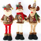 3PCS Christmas Decorative Christmas Dolls Reindeer Snowman Santa Claus