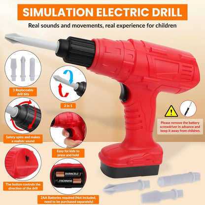 Tool Set Toy for Kids 39/42 PCS Pretend Play Construction Toy