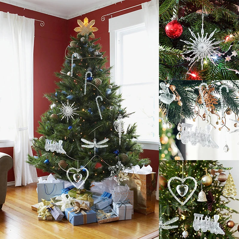 Christmas Crystal Ornaments Snowflake