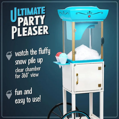 Snow Cone Shaved Ice Machine Makes 48 Icy Treats