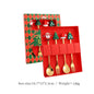 4Pcs Christmas Fork And Spoon Set Stainless Steel