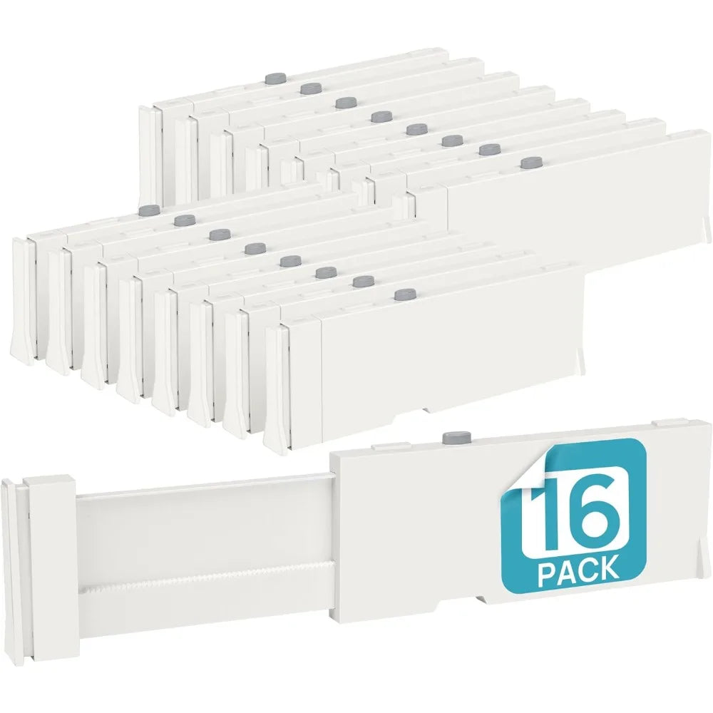 New-16 Pack Drawer Dividers for Clothes, 4" H 11.6"-17"