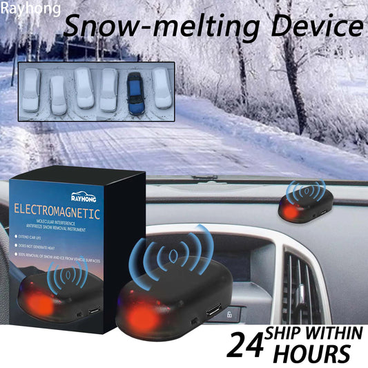Portable Car Ice Remover Pro Solar Powered Windshield Snow Melter
