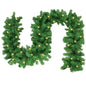 Christmas LED Rattan Garland Decorative For Staircase Fireplace Door