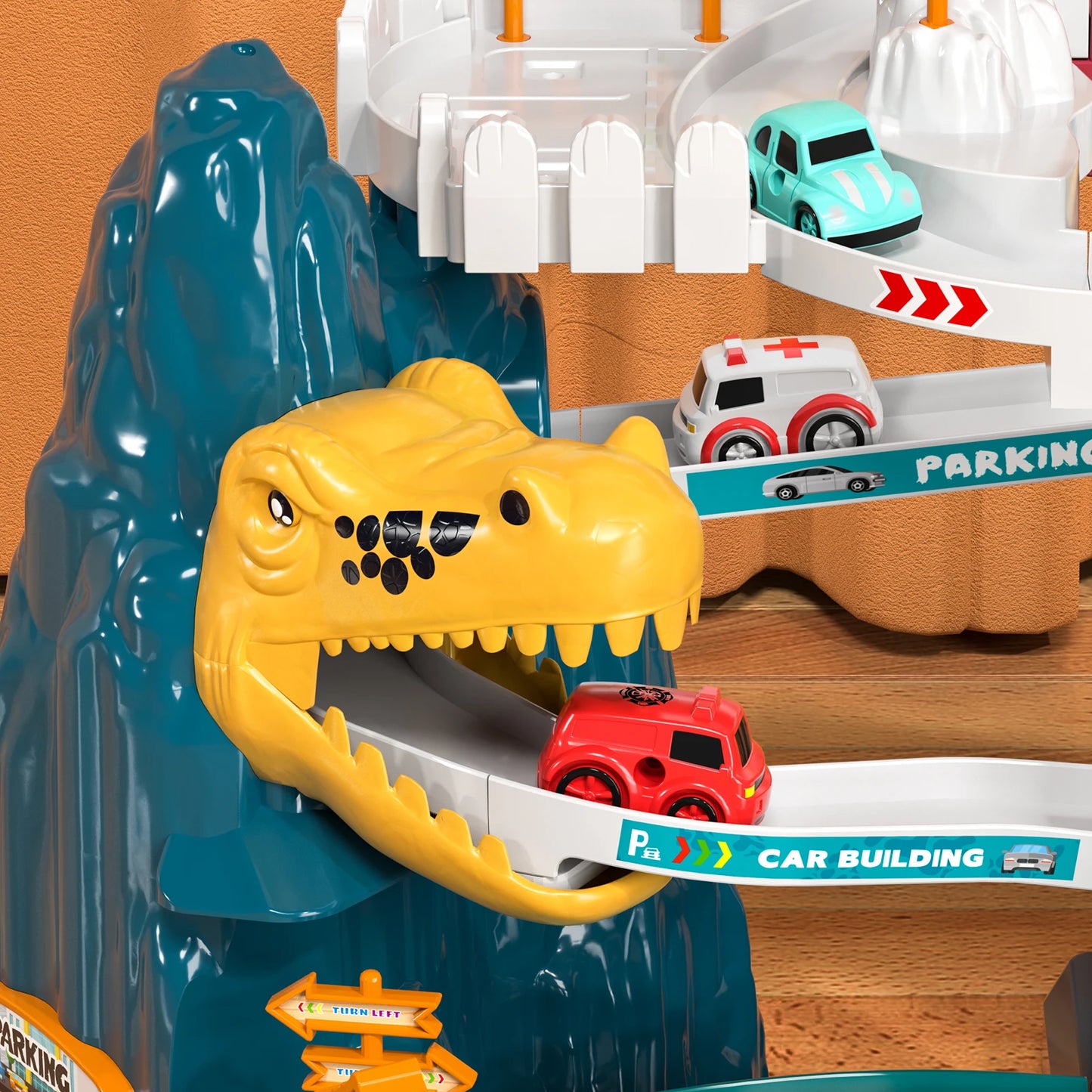 Dinosaur Race Track Playset