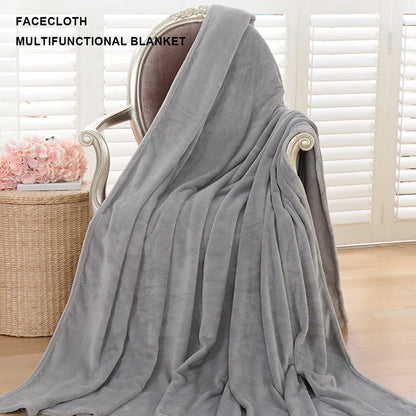 1-10PCS Flannel Fleece Blanket Winter Cozy Soft Blankets