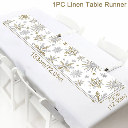 Christmas Table Runner Merry Christmas Decoration