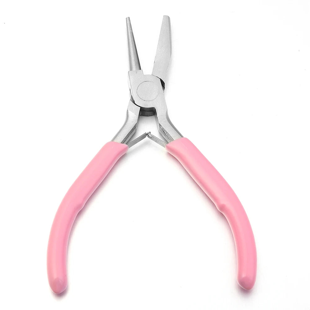 1Pc Jewelry Pliers Carbon Steel Round Nose Needle Nose Pliers