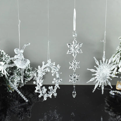 Christmas Crystal Ornaments Snowflake