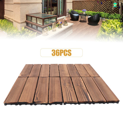 36ft²/ 3.24㎡ Outdoor Hardwood Flooring Tiles