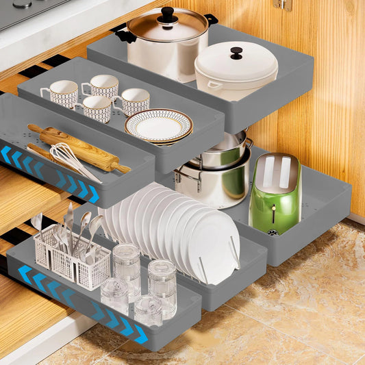1 Pc/3 Pcs Pull out Cabinet Organizer
