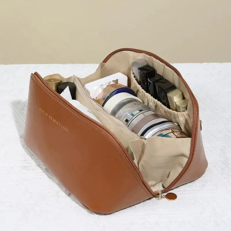 1 set of portable large capacity makeup bag