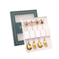 4Pcs Christmas Fork And Spoon Set Stainless Steel