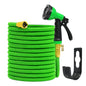 50-100FT Expandable Garden Hose with Holder &10 Spray Nozzle 3/4 inch