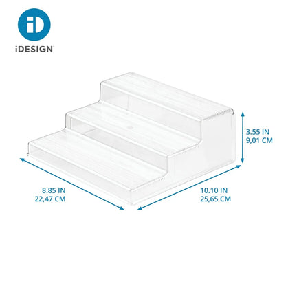 Clear 3-Tier Pantry Organizer Storage Shelf