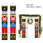 2Pc/set Christmas Door Hanging Banner Santa Claus Snowman