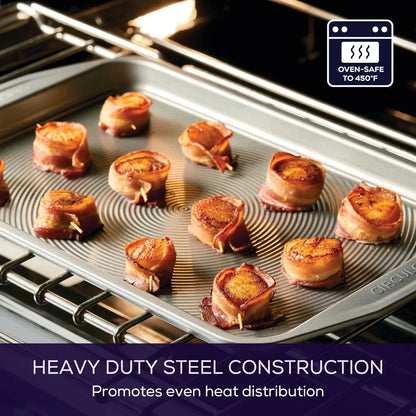 Nonstick Bakeware Set with Bread Pan, Cookie Sheet, Baking Pan, Baking Sheet, Cake Pan