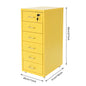 6 Drawer File Cabinet with Lock