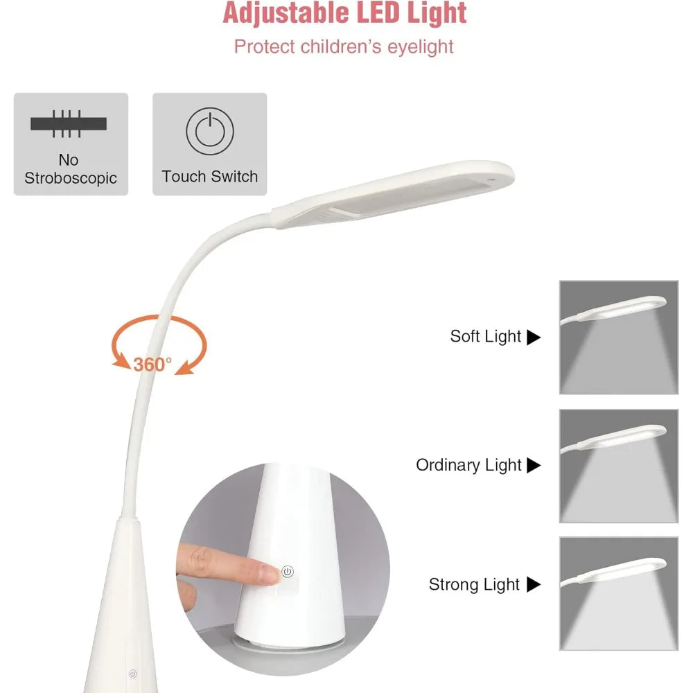 Height-Adjustable Kids Desk and Chair Set
