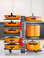 Pot storage rack 8-layer POTS and pans storage