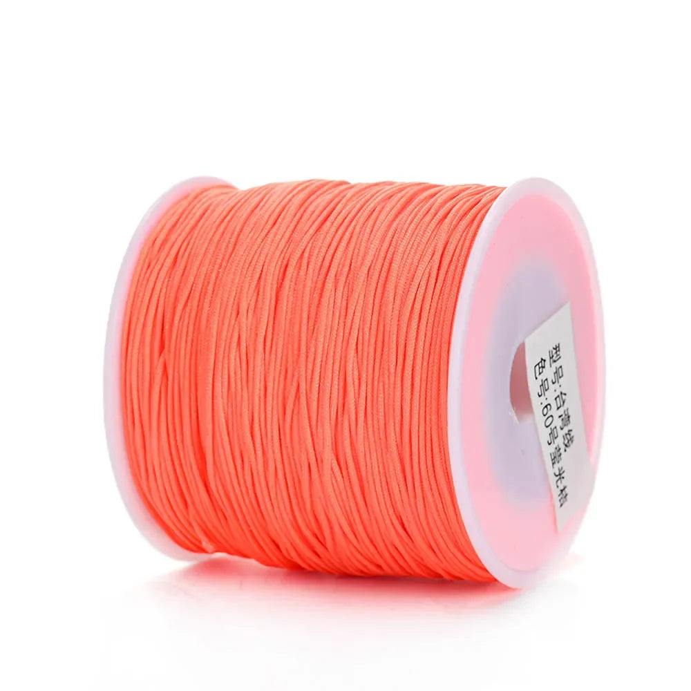 100m/Roll 0.8mm 28 Colors Nylon Thread Cord String