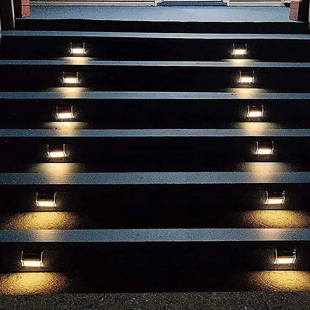 Solar Lights for Steps Deck  Stair  Outdoor, Waterproof