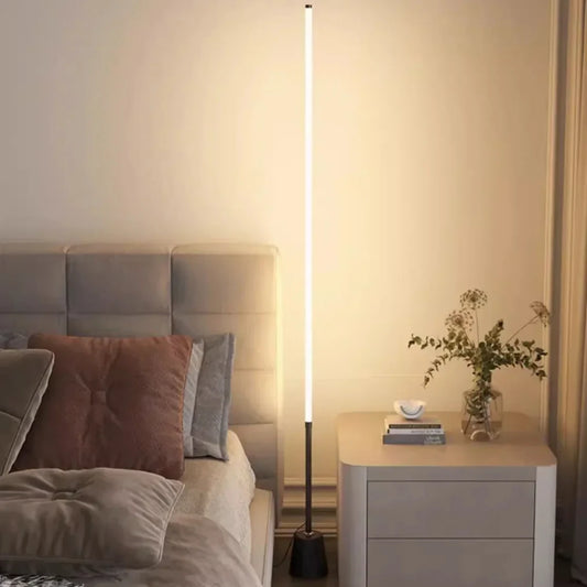 Living Room Dimmable Corner Floor Lamp Remote