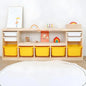 Wooden Closed Back Kids Freestanding Bookshelf