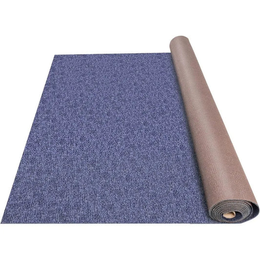 6 ft x 36 ft Deep Blue Marine Carpet for Boats Waterproof - 0.18" Thick