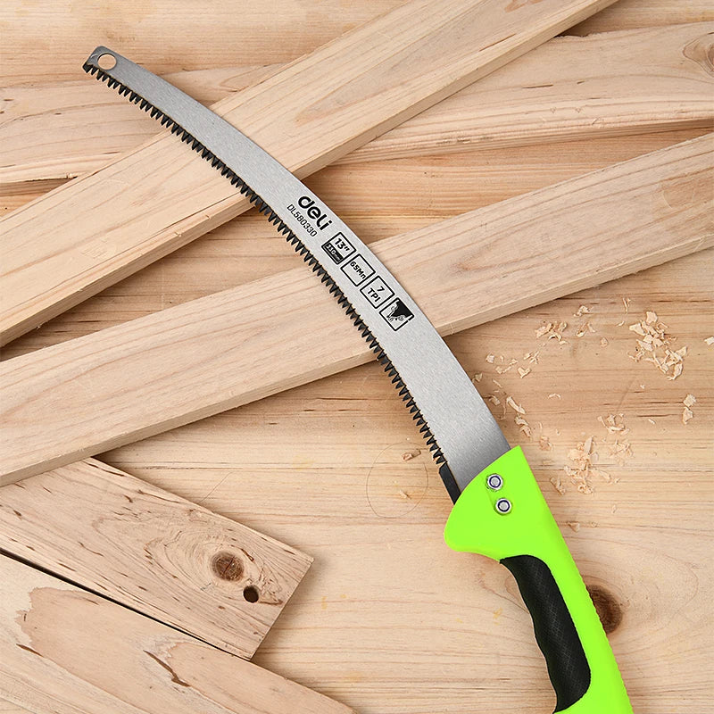 13in 330mm Curved Hand Saw Green