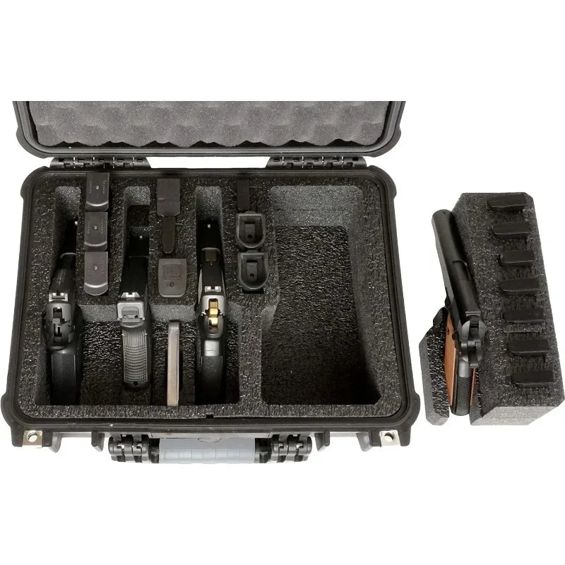 .4 Pistol and 16 Magazine Pre-Cut Heavy Duty Waterproof Case