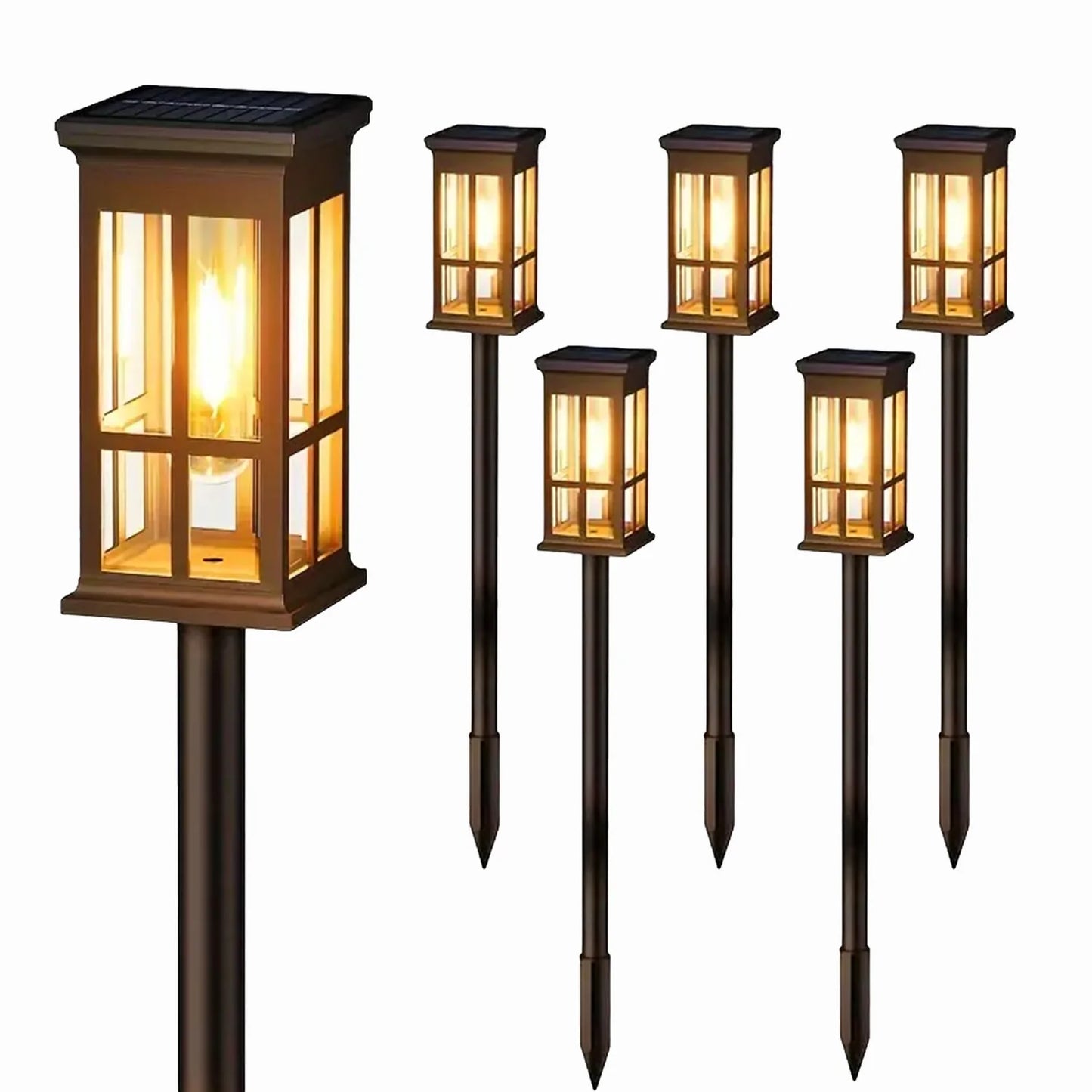 2/6/8 Pack Solar Pathway Lights - Super Bright