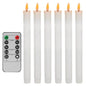 LED Flameless Taper Candles 6.5/11" Battery Operated