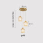 Crystal Ceiling Lamp Nordic Staircase Chandelier